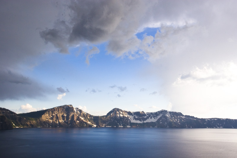 Clouds Above Crater Lake